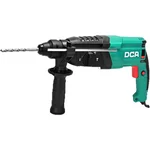 DCA 26mm 800 Watt 3-Mode Operation With 3.0J Impact Energy Hammer Drill With Drill Bits & Chisels, 1100 RPM (AZC800-26)