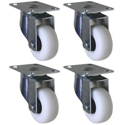 DDV (314SB-PS) 4 pcs 260 kg Load Capacity 75 mm Swivel Type PP Caster Wheels