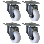 DDV (314SB-PS) 4 pcs 260 kg Load Capacity 75 mm Swivel Type PP Caster Wheels