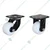 DDV (402SB-FAB) 700 kg Load Capacity 100 mm 2 pcs Fixed and 2 pcs Swivel Type PP Caster Wheels