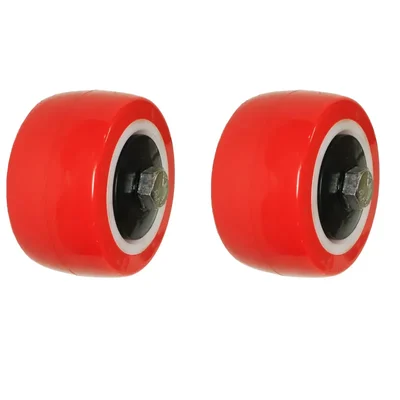 DDV 402UB Assembly For 170 kg Load Capacity 100 mm 2 pcs PU Caster Wheel