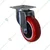 DDV (414UB-PS) 4 pcs 275 kg Load Capacity 100 mm Swivel Type PU Caster Wheels