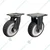 DDV (602RBr-FAB) 650 kg Load Capacity 150 mm 2 pcs Fixed and 2 pcs Swivel Type Natural Rubber Caster Wheels