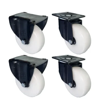 DDV (602SB-DH) 800 kg Load Capacity 150 mm 2 pcs Fixed and 2 pcs Swivel Type PP Caster Wheels