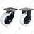 DDV (602WBr-FAB) 800 kg Load Capacity 150 mm 2 pcs Fixed and 2 pcs Swivel Type PP Caster Wheels