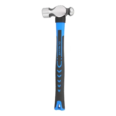 DE NEERS 336 gms Ball Pein / Cross Pein Hammer with Fiberglass Handle 