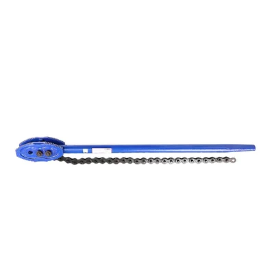 De Neers 1610 mm Alloy Steel Chain Pipe Wrench With 12-300 mm Forged Handle