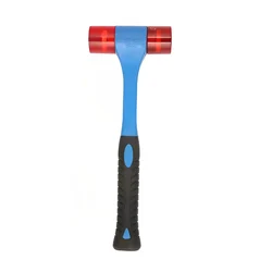 DE NEERS 40 mm Soft Faced Plastic Hammers With Fiberglass Handle (DN-40FL)