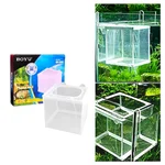 Boyu Aquarium Fish Breeding, Isolation, Hatchery Box for Fish Fry Net (Small (NB-3201) - Single)