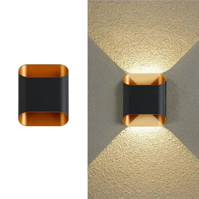 GIGAWATTS 6W Wall Light BIS Approved 2 Way Gate-Light Waterproof LED Up Down Sconce Lamp for Home, Garden & Balcony