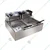 Commercial Stainless Steel 5L+ 5L Electric Deep Fryer 