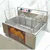12 L Deep Fryer Commercial Heavy-Duty SS Constructed Fryer, 21 x 13 x 6 Inch Tank for Bulk Frying