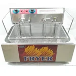 12 L Deep Fryer Commercial Heavy-Duty SS Constructed Fryer, 21 x 13 x 6 Inch Tank for Bulk Frying