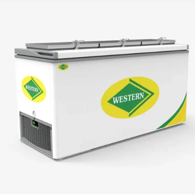 WESTERN E525D320 Hard Top Hatched Triple Door 440L Eutectic Freezer with Roller Wheels, Quiet Compressor, 4 Years Warranty