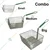 Combo Pack of 3 Fryer Basket for Deep Fryer Machine 