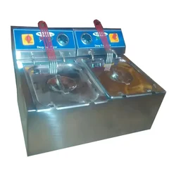 Commercial 12+12 Litre Electric Deep Fryer for Restaurant and Kitchen and commercial Use