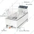 Commercial 16L Electric & Gas Operated Vertical Deep Fryer