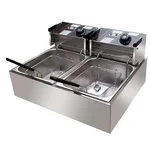 Commercial Stainless Steel 5L+ 5L Electric Deep Fryer