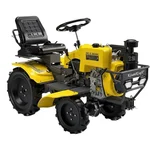 KisanKraft KK-IC-8800D, 12 HP Self Start Diesel Power Tiller & Mini Tractor Tiller | Heavy Duty Agricultural Cultivator for Deep Ploughing