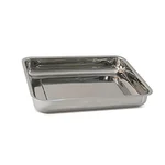 Stainless Steel 14 x 10 x 2.5 Inch Rectangular Deep Tray