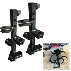 Heavy Duty 6 Blade Deep Tilling Shaft Set for 5 to 12 HP Petrol Power Weeder