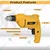 Deli 10mm 500 Watt Powerful Electric Drill Machine, 0-3300 RPM (EDL-DZ10-E3)