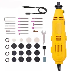 Deli 3.2 mm 130 Watt Mini Die Grinder with Accessories, 36000 RPM (DL6391)