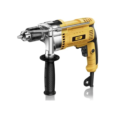 Deli 13mm 1050 Watt Impact Drill Machine With Auxiliary Handle, 0-3000 RPM (EDL-CZ13-E3)