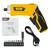 Deli 1/4 Inch 3.6V Lithium-Ion Cordless Screwdriver with Accessories (DL-DP04-E2B1)