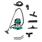 Deluxe 15 Liters SS Body Professional Wet & Dry Vacuum Cleaner, 1200W