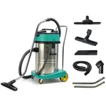 Deluxe 80L 3000W SS Body Professional Wet & Dry Vacuum Cleaner (1 Year Warranty)