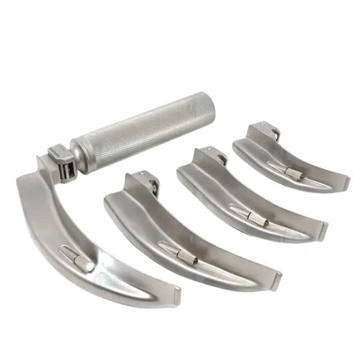 ConXport LED Stainless Steel Laryngoscope Set Macintosh Airway Management Sizes 1, 2, 3