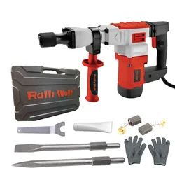 Ralli Wolf 5 kg Demolition Hammer with Accessories, 1200 W - 6 Months Warranty (RW-5EH)