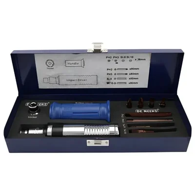 DE-NEERS 12 Pcs Impact Screw Driver Bit Set