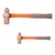 De Neers Hand Tools Combo of 450 gm and 1130 gm Copper Ball Pein Hammer with Fiberglass Handle