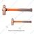 De Neers Hand Tools Combo of 450 gm and 1130 gm Copper Ball Pein Hammer with Fiberglass Handle