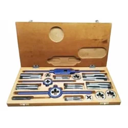 De Neers 6mm to 18mm Complete Tap & Round Die Set 