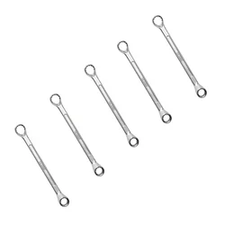 DE NEERS 18x19 mm Bi-Hexagon Shallow Offset Ring Spanner - Pack of 5