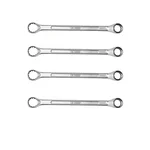 DE NEERS 20x22 mm Bi-Hexagon Shallow Offset Ring Spanner - Pack of 4