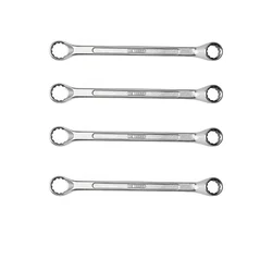 DE NEERS 20x22 mm Bi-Hexagon Shallow Offset Ring Spanner - Pack of 4