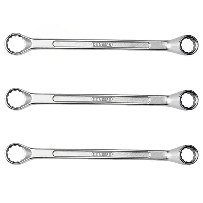 DE NEERS 24x26 mm Bi-Hexagon Shallow Offset Ring Spanner - Pack of 2