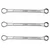 DE NEERS 24x26 mm Bi-Hexagon Shallow Offset Ring Spanner - Pack of 2