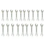 DE NEERS 12x13 mm Double Open End Spanner - Pack of 19
