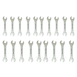DE NEERS 12x13 mm Double Open End Spanner - Pack of 19