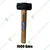 DE NEERS 7000 gms Sledge Hammer with Fiberglass Handle and 1000 gms Sledge hammer with wood handle