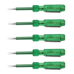 DE NEERS Tester With Neon Bulb DN-814 (Green) - Pack of 5