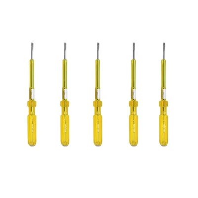 DE NEERS Tester With Neon Bulb DN-818 (Yellow) - Pack Of 5