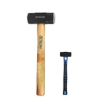DE NEERS 3000 gms Wooden Handle Sledge Hammer with 500 gm Fiber glass handle Sledge hammer