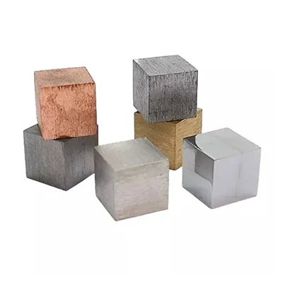 WKM 6pcs, 10 mm Density Cubes of Brass, Lead, Iron, Copper, Aluminum, Zinc KT94DC for Analyze Density Value