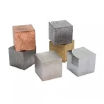 WKM 6pcs, 10 mm Density Cubes of Brass, Lead, Iron, Copper, Aluminum, Zinc  KT94DC for Analyze Density Value